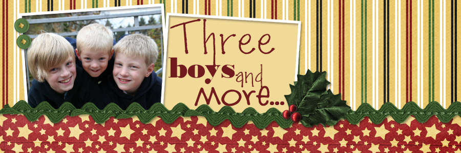 three boys and more