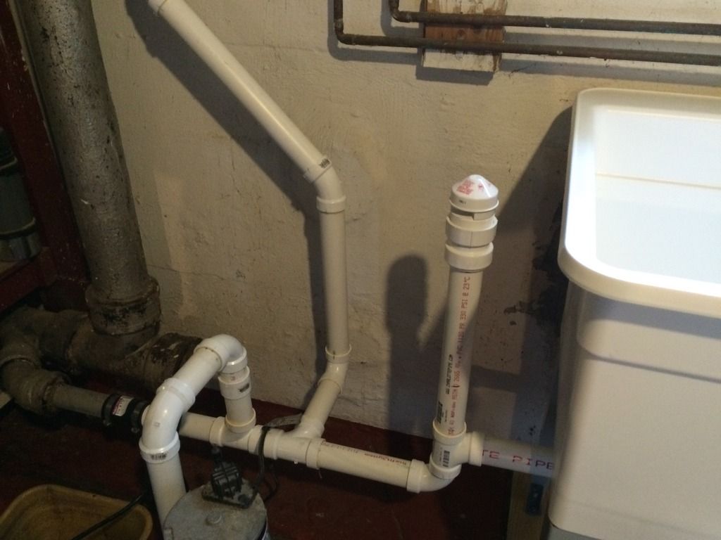 sump pump makes kitchen sink gurgle