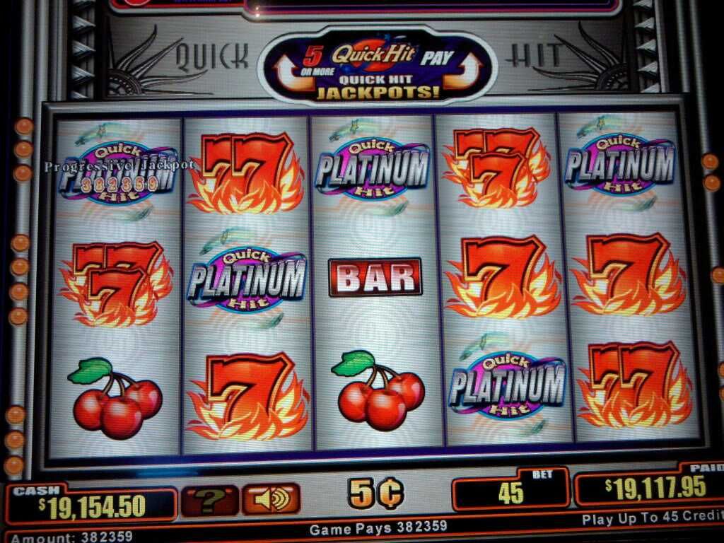 Do you tap quick hit slot machine when playing every