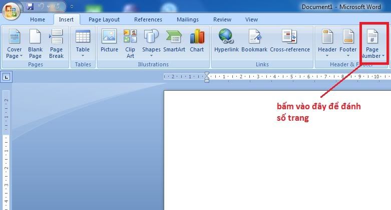 Hướng dẫn cách đánh số trang trong Microsoft word 2003 2007 2010 từ trang bất kỳ bỏ trang đầu