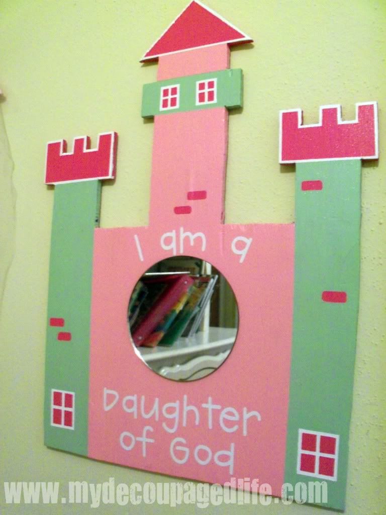 Finished Castle mirror Castle Mirror