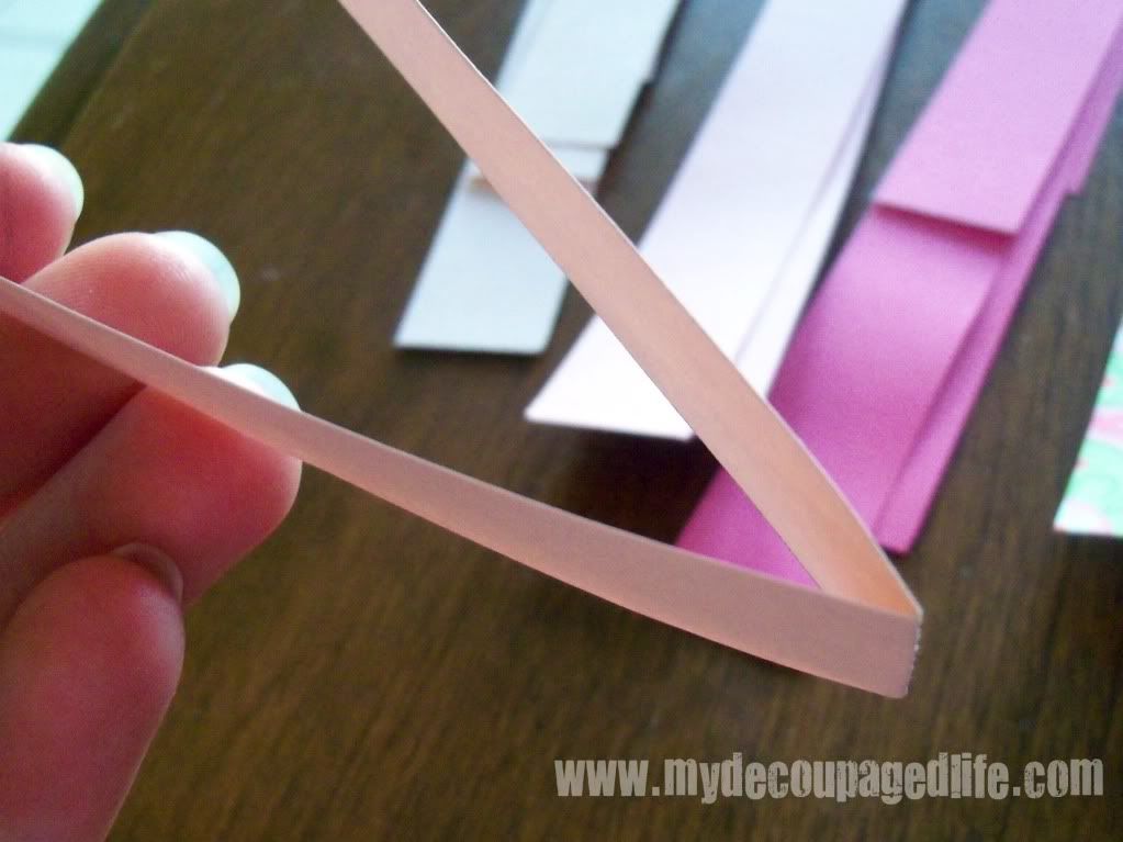folding paper in half easy diy valentines garland