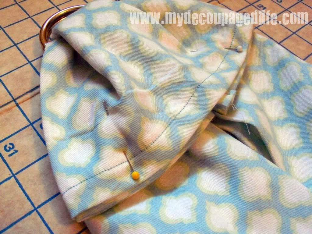 ring sling sewing diy baby ring sling