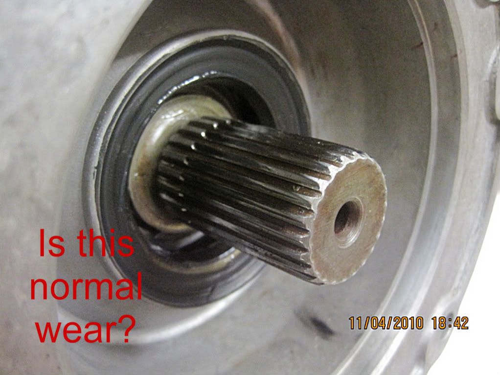 T176 Input Shaft wear question...