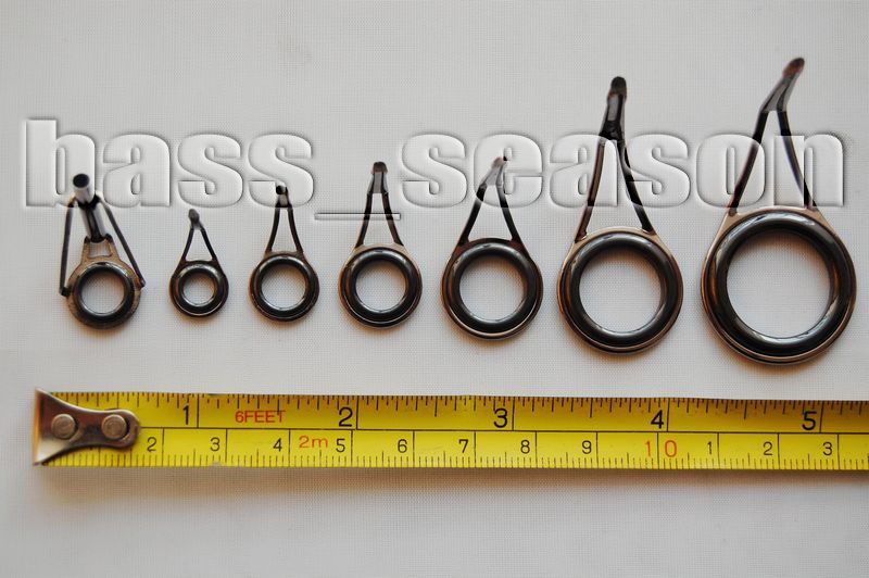 35 Pcs SALTWATER FISHING ROD TIP GUIDES, VARIETY OF SIZES eBay