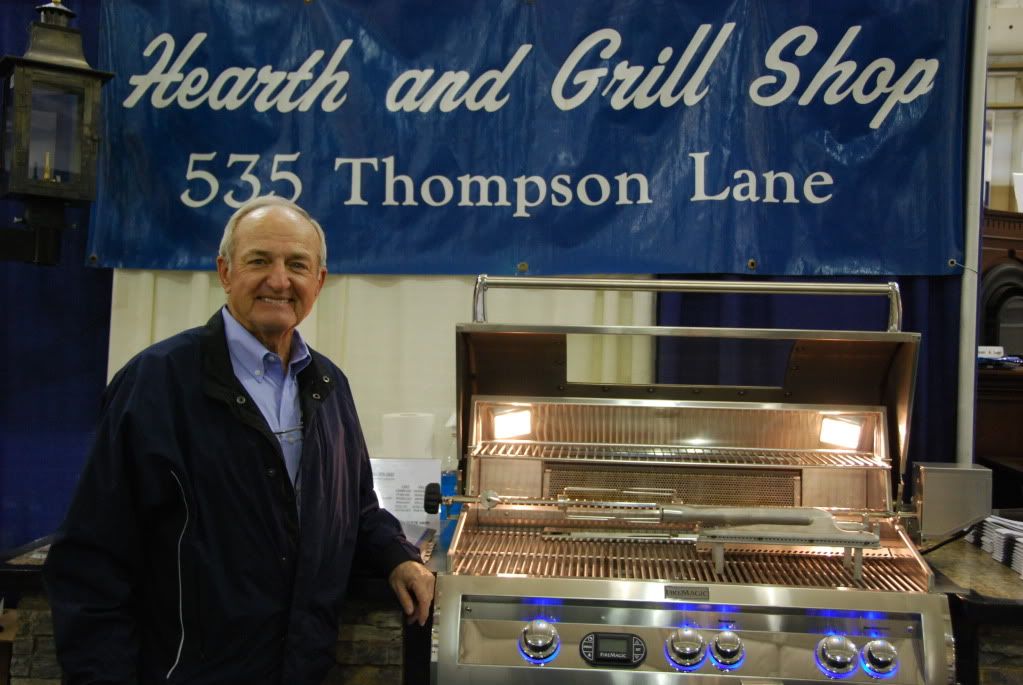 Jeff Lunsford at Nashville Home Show, Gas Grill