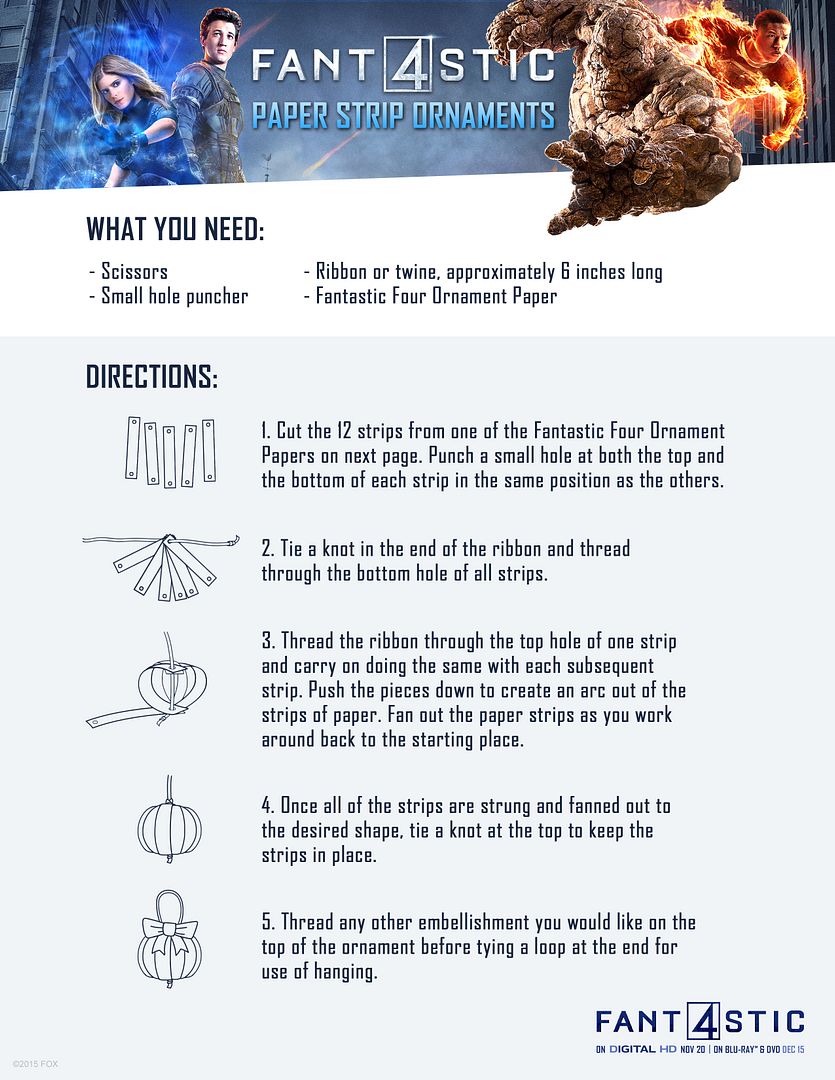 Fantastic Four Paper Strip Ornament photo F4_Toolkit_Ornament 1.jpg