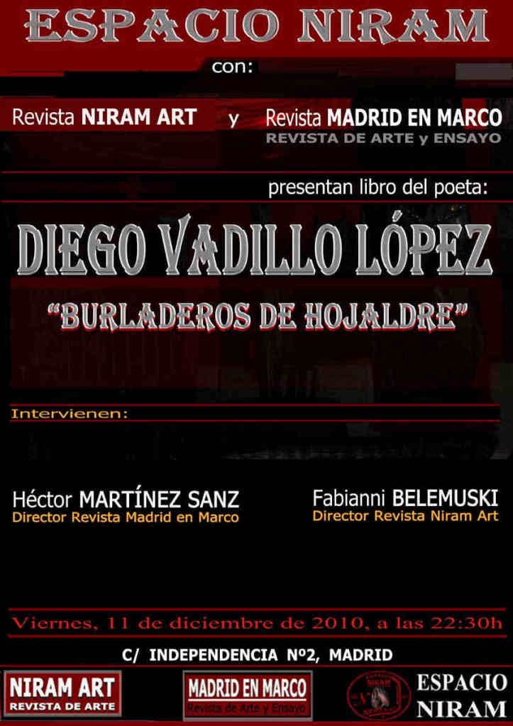 Presentación de libro de poesías de Diego Vadillo López Presentación de libro de poesías de Diego Vadillo López