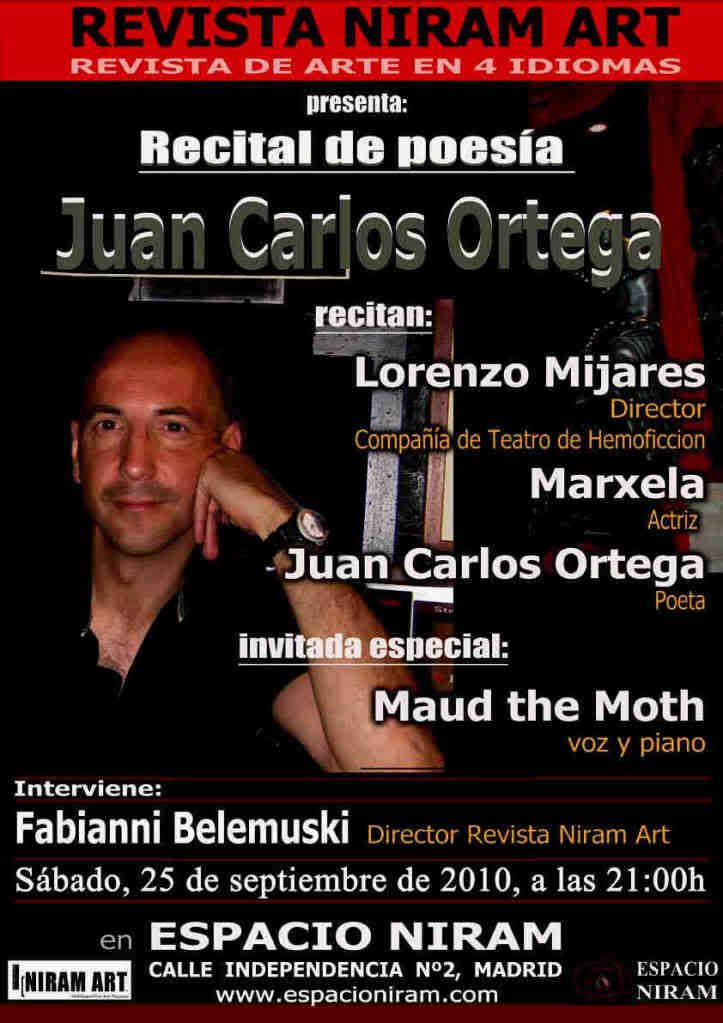 Recital de Poesía de José Carlos Ortega Recital de Poesía de José Carlos Ortega