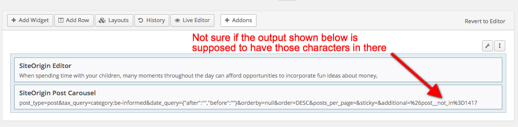 Screenshot of Editor