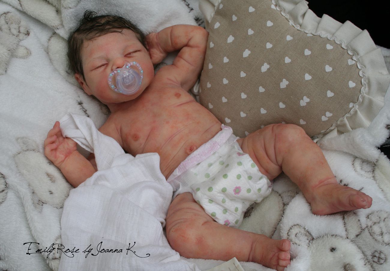 Full Body Silicone Baby Doll Emily Rose 2 by Joanna Kazmierczak