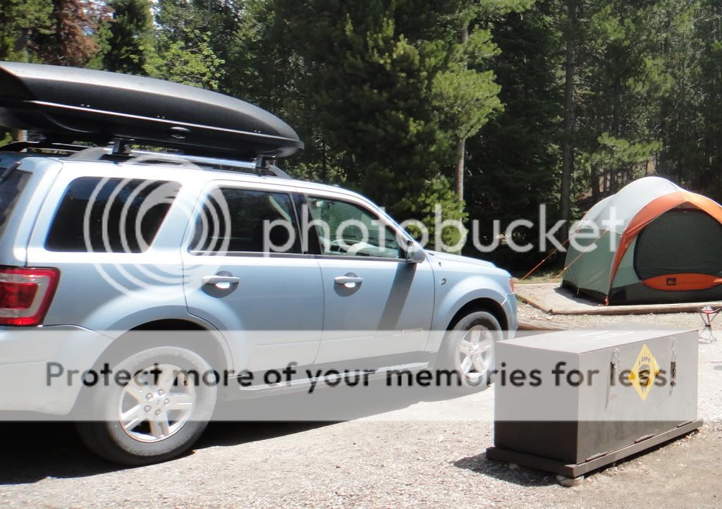 Ford escape hybrid camping #3