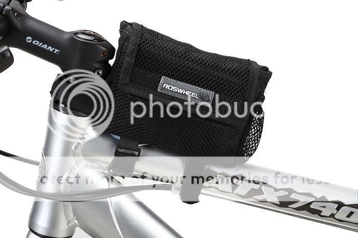 BIKE BICYCLE FRONT TUBE TRIATHLON FRAME BAG WITH COVER  