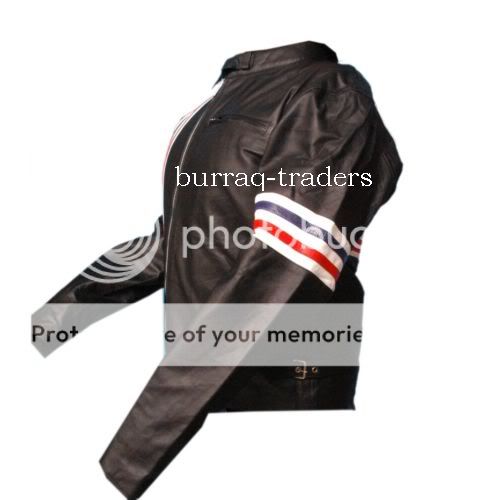 Easy Rider Peter Fonda Captain America 100% Genuine Leather Jacket 