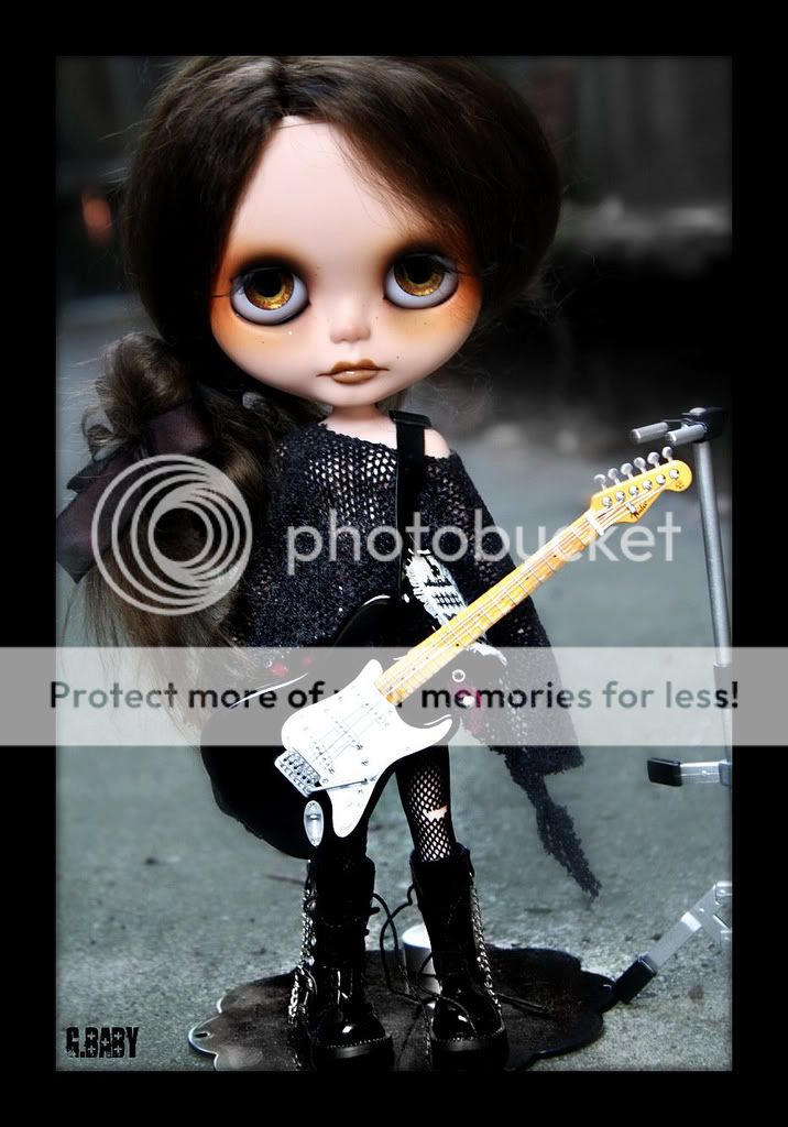 OOAK Custom Mohair Blythe Doll by G Baby Gish 70