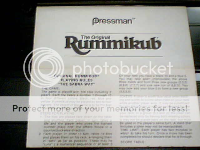 1980 Pressman The Original Rummikub No. 400 Complete  